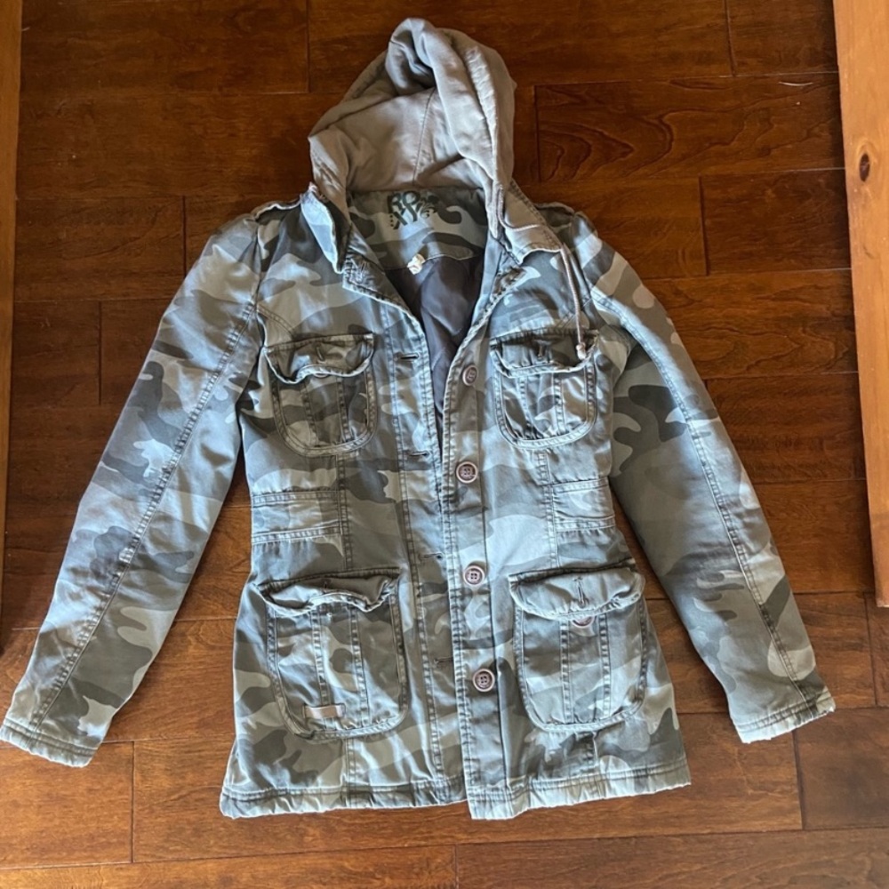 Camo roxy jacket coat
